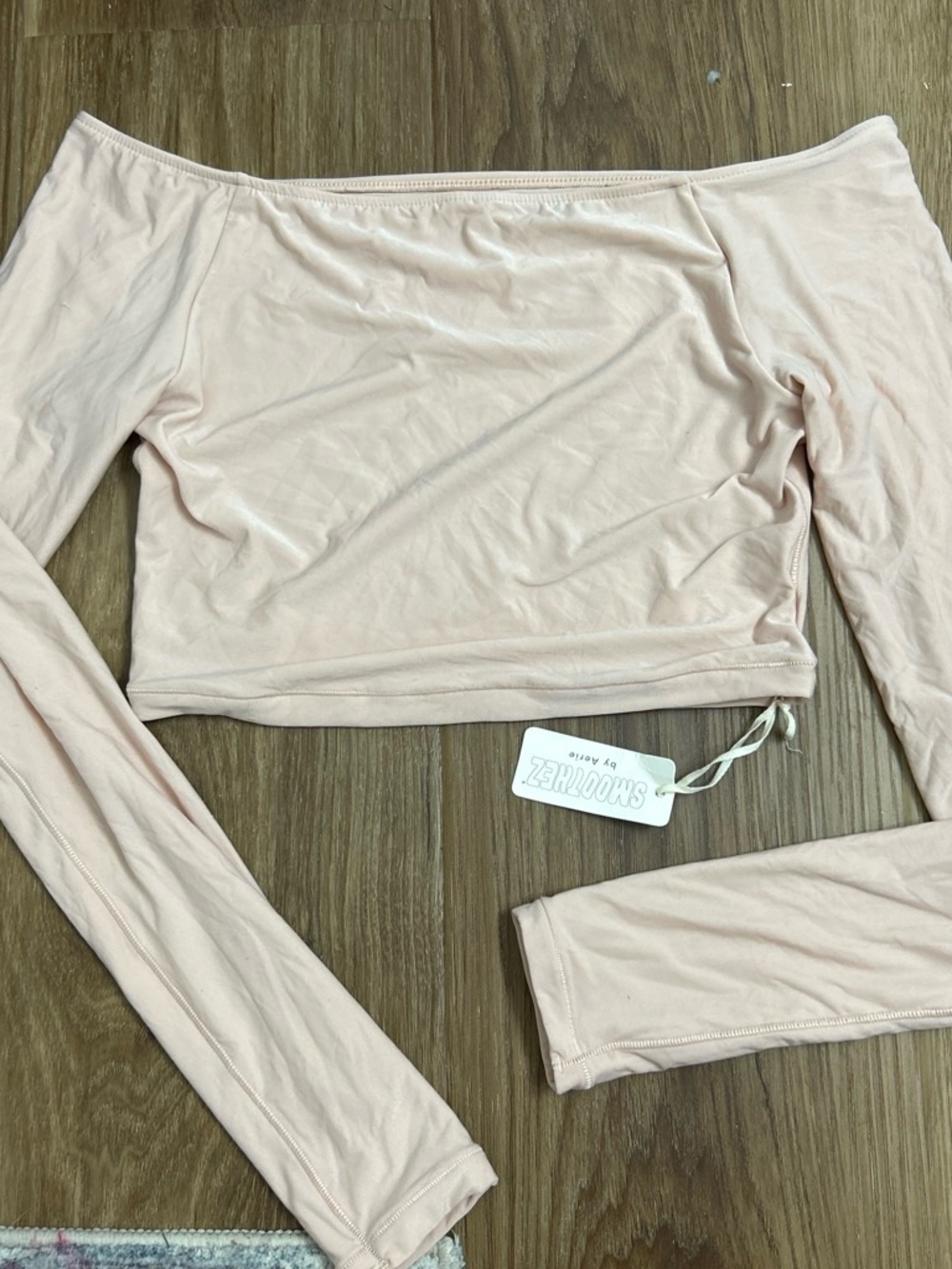 aerie SmoothEZ Scoop Bralette — Light Peach